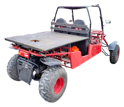 Carro de carga con plataforma